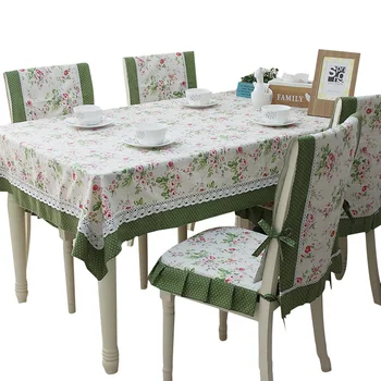 

Tablecloth Table Cloth yi tao bu yi fang Wallpapers Set Pastoral Style Cotton Tablecloth yi zi zhao