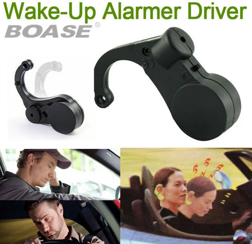 Черный Wake-Up Alarmer Driver безопасность дорожного движения ухо Warner Drive держать бодрствование анти-сон сонливая сигнализация Doze Nap автомобильное безопасное оповещение