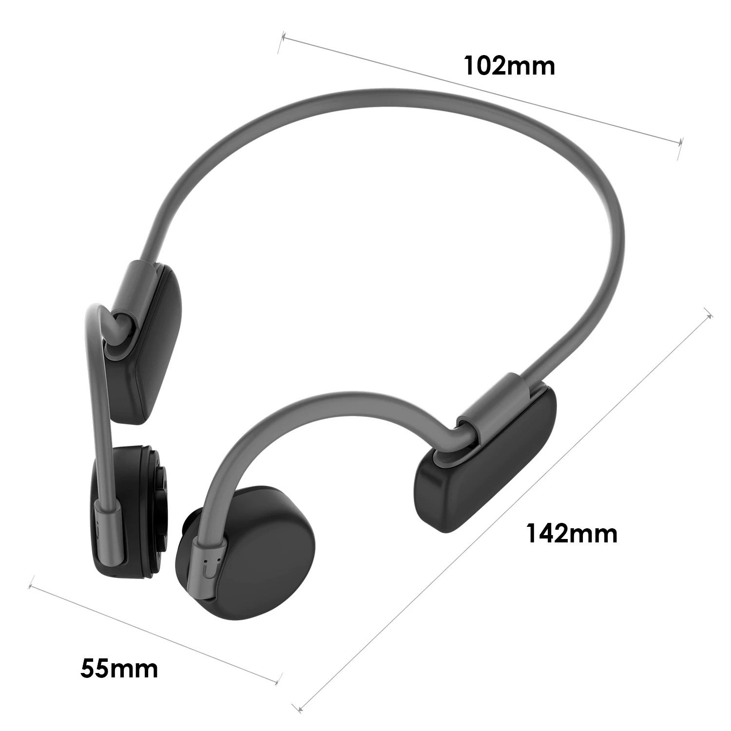 BH528 костной проводимости наушники Bluetooth V5.0 гарнитура Беспроводной Встроенный