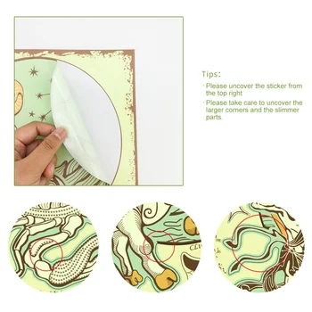 

Hot Twelve Constellations Luminous Stickers Glow in the Dark Temporary Self-Adhesive Party Room Nursery Luminous Stickers