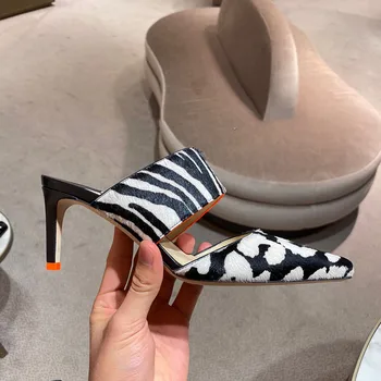 

Sandalias De Verano Para Mujer Sexy Pointed Toe Ladies Shoes Outside Zapatos De Mujer Slippers Women High Heels Luxury Slides