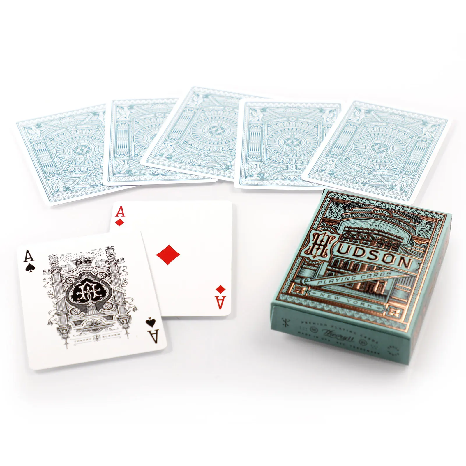 Theory11 Hudson Playing Cards Green Bicycle Deck Uspcc Collectable Poker  Magic Card Games Magic Tricks Props - Card Games - AliExpress