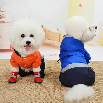

Warm Winter Pet Dog Coat clothes Thick dog Jumpsuits Overalls for Dogs Small Dog Clothes Warm Pet Outfit Clothing Dog Down