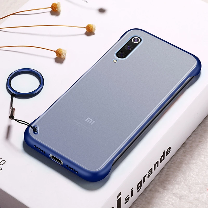 Безрамный жесткий чехол для телефона из поликарбоната Xiaomi Mi A2 A3 8 9 9T Redmi Note 5 6 6A 7 7A