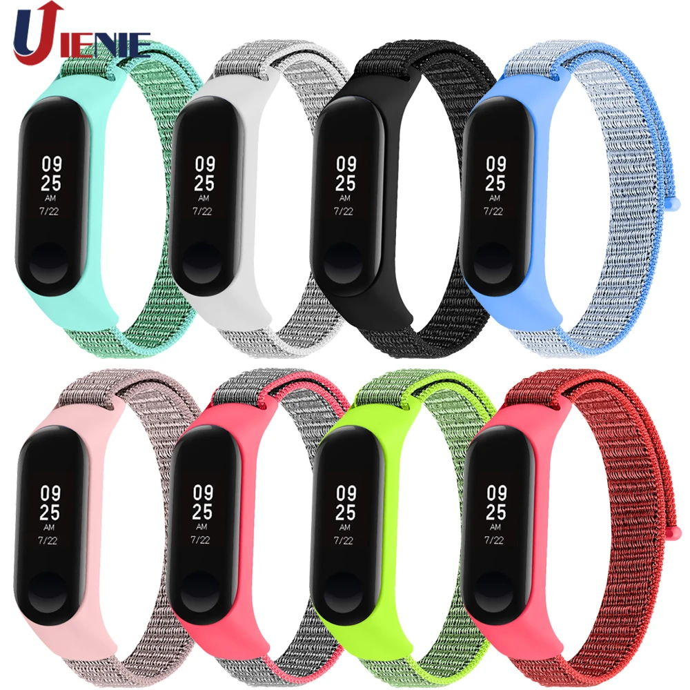 Спортивный ремешок для часов Xiaomi Mi Band 3/4 Miband 3 Смарт часы браслет сменный Браслет
