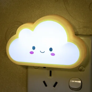 

Original Creative Cloud Night Light Cartoon Intelligent LED Energy-Saving Home Decoration Baby Kids Bedroom Lamp Holiday Gifts