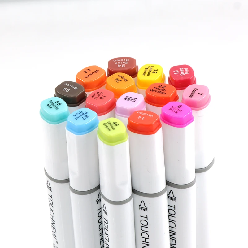 Marker Pen Dual Tip Art Markers - Permanent Alcohol Markers