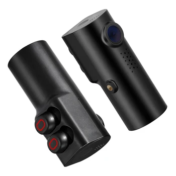 

WIFI Driving Recorder with TWS Bluetooth Headset 1080P Voice ligent Control.