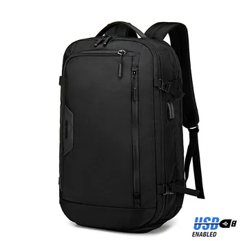 

ARCTIC HUNTER Outdoor Travel Climbing Backpack for Men Large Capacity Laptop Pack Light Waterproof Male Bags with USB Charging