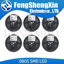3000 шт. 0805 светодиодный SMD светящийся диод светодиодный светильник SUPERLUX Красный Синий Зеленый Желтый Белый Оранжевый