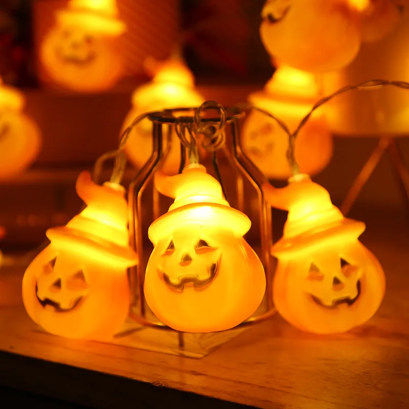 

Halloween Led Pumpkin String Skull Funny Halloween Bar Decorative Lights 3 meters 20 lamps
