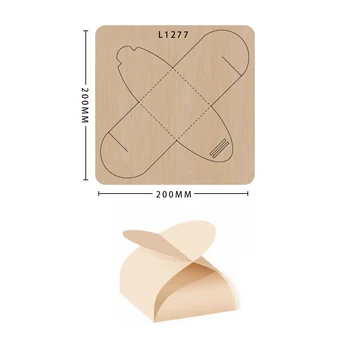 

Wood die cutting DIY decorative buckle accessories Creative gift boxsuitable for die cutting machine