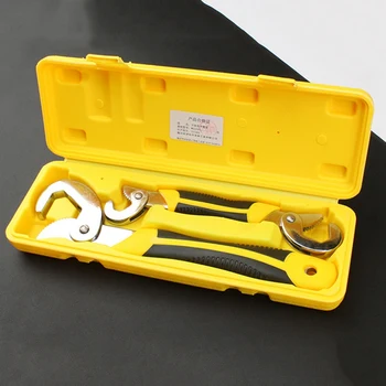 

Multi-Functional Quick Adjustable 6-32Mm Wrench Universal Carbon Steel Pipe and Bolts Nuts Spanner Tool