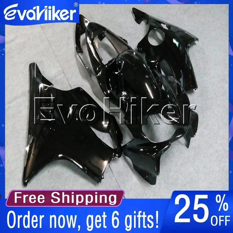 

Пользовательский мотоциклетный обтекатель для CBR600F4i 2001-2003 литьевая пресс-форма для мотоцикла пластиковая крышка черный + подарки