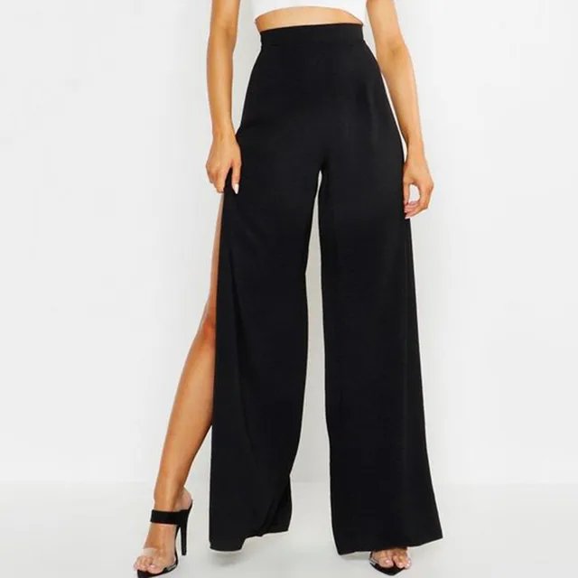 flowy black trousers