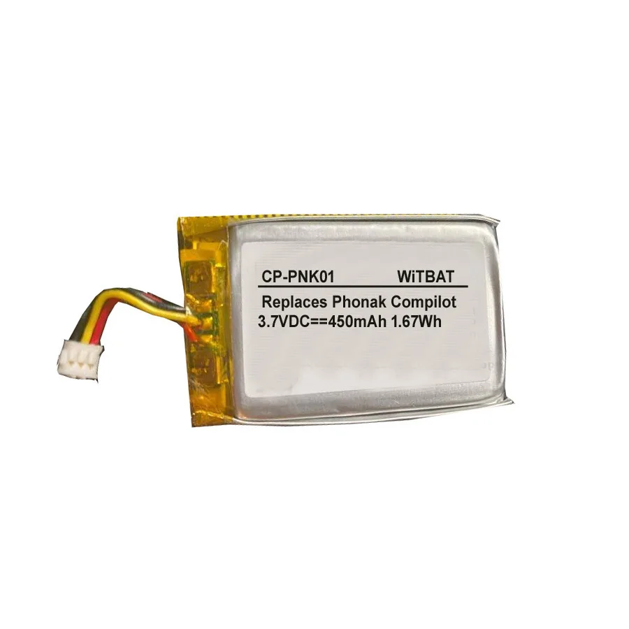 

ZHUJI 450mAh Battery for Phonak ComPilot,Phonak ComPilot II,hearing aid