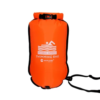 

1 Pcs Portable Safety Swimming Dry Bag Dual Storage Airbag Swim Buoy Air Nozzle Inflatable