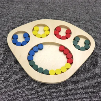 

Montessori Educational toy Color sorting tray Color Matching Toy Color perception toy for childeren