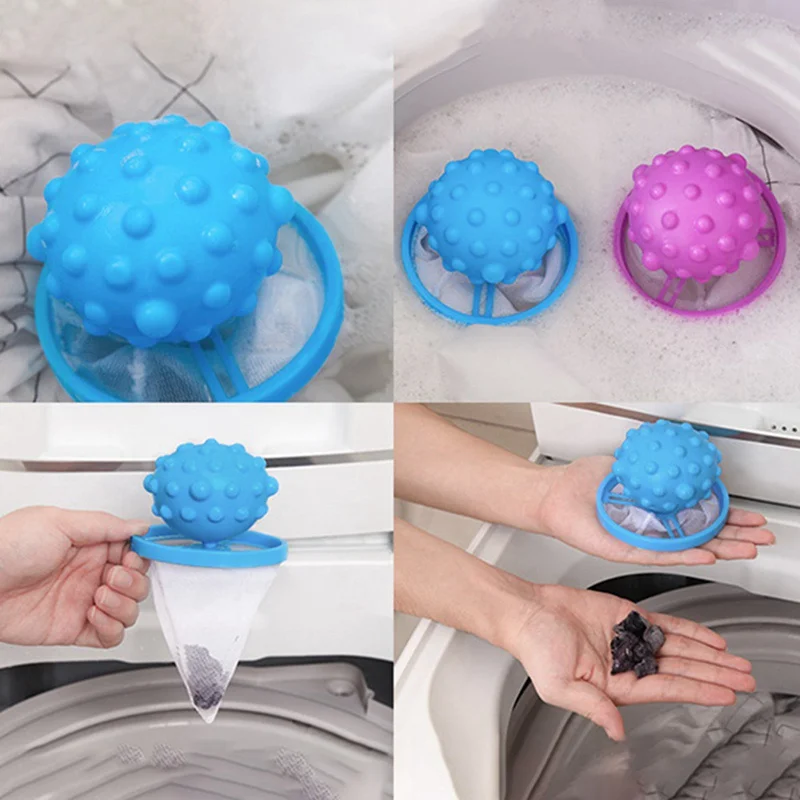 Простой цветок форма сетки фильтр мешок практичный Прачечная мяч плавающий стиральная машина фильтрации удаления волос дома чистящие средства