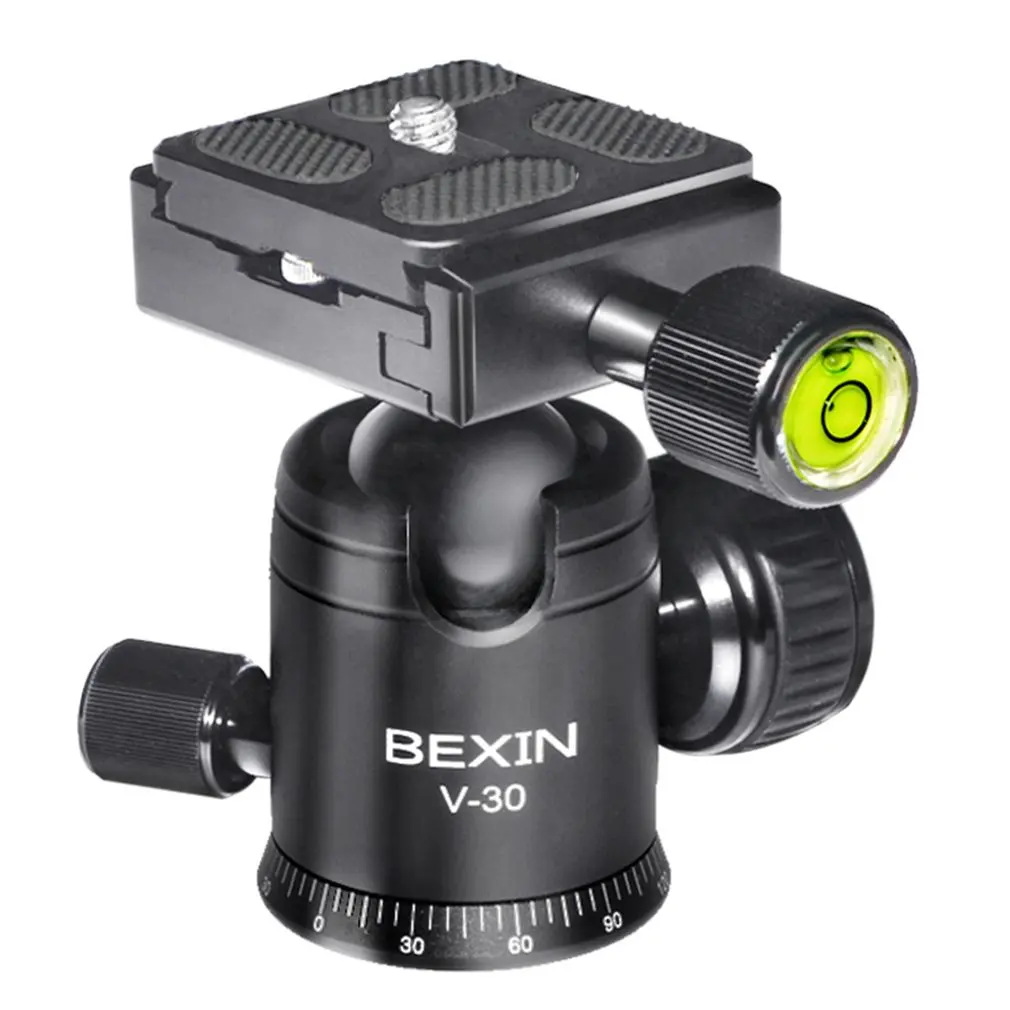 

BEXIN Camera Accessories Portable Photo Camera Video Tripod Heads Mount Ballhead 360 Degree Rotating Panoramic Shoot Ball Head