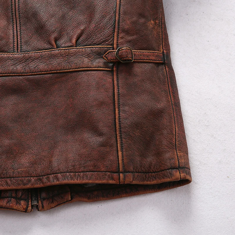 Blog AL0515 Read Description! Asian size genuine cow skin leather jacket mens cowhide casual vintage biker leather jacket