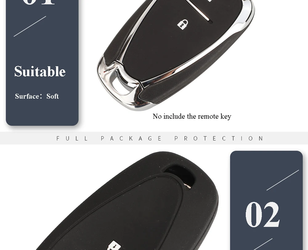 Keyforkess 30pcs 2BTN copertura chiave a distanza in gomma intelligente per Chevrolet Cruze Orlando EQUINOX Malibu custodia portachiavi in Silicone per auto Fob 9 Keyforkess 30pcs 2BTN copertura chiave a distanza in gomma intelligente per Chevrolet Cruze Orlando EQUINOX Malibu custodia portachiavi in Silicone per auto Fob - H11dee17f25c44eb2a8eb1ea2138b1488L