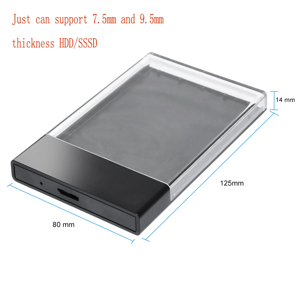 ϵ ũ ڽ USB C 3.0, 2.5 ġ HDD SSD , SATA  Ŭ, ϵ ̺ ũ ڽ, Ʈ ϵ ũ ̽ ̺