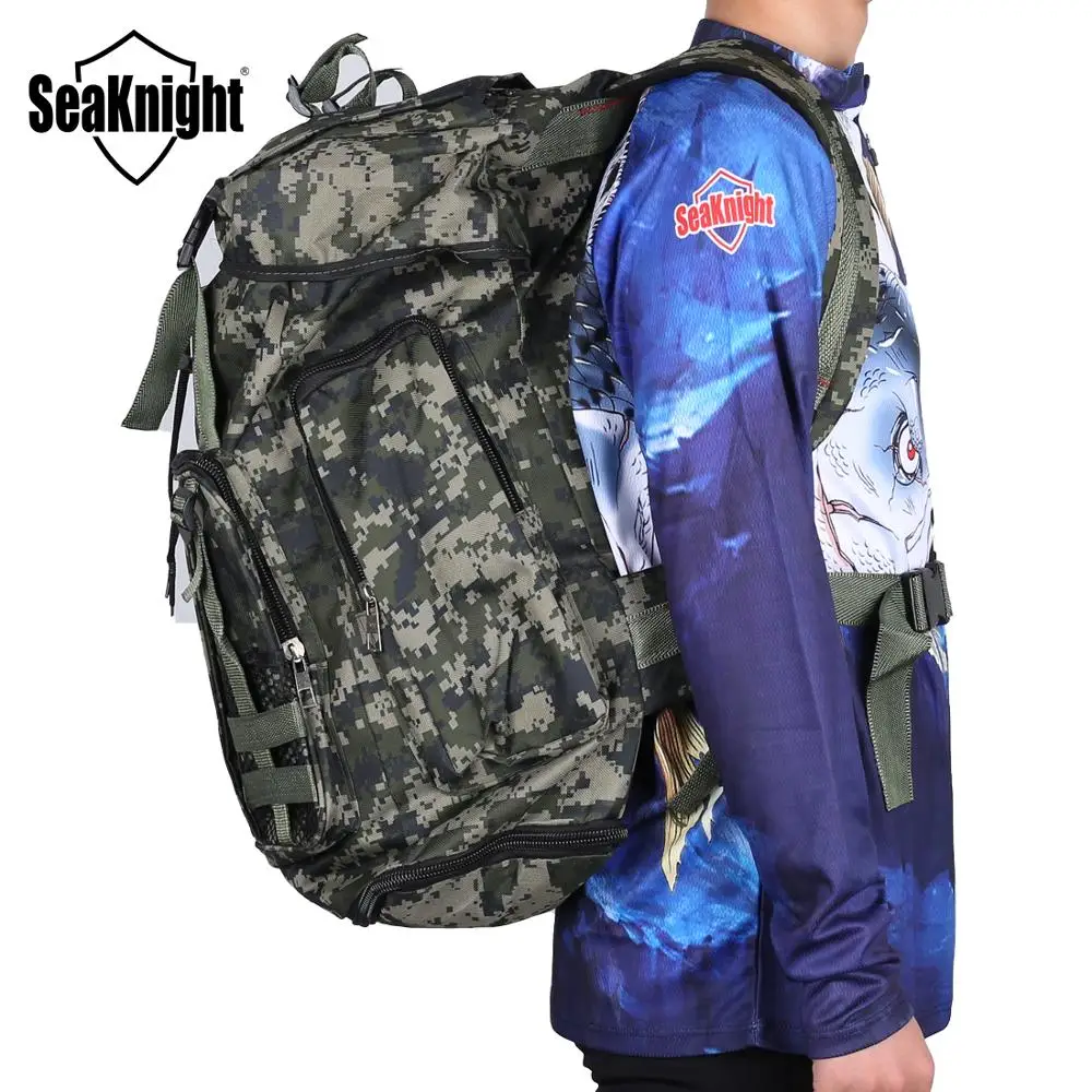 Сумка для рыбалки SeaKnight SK008 70 л большая емкость 36*64*17 см многофункциональный