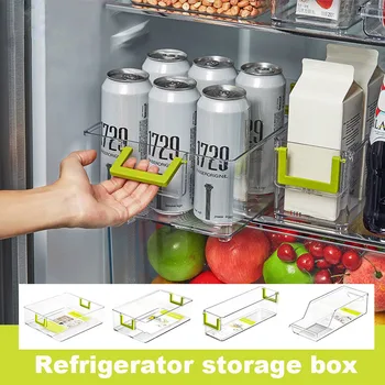 

Baosen Refrigerator Beverage Storage Box Vegetable Fruit Plastic Fresh-keeping Box Food Storage Container Kitchen Organizer