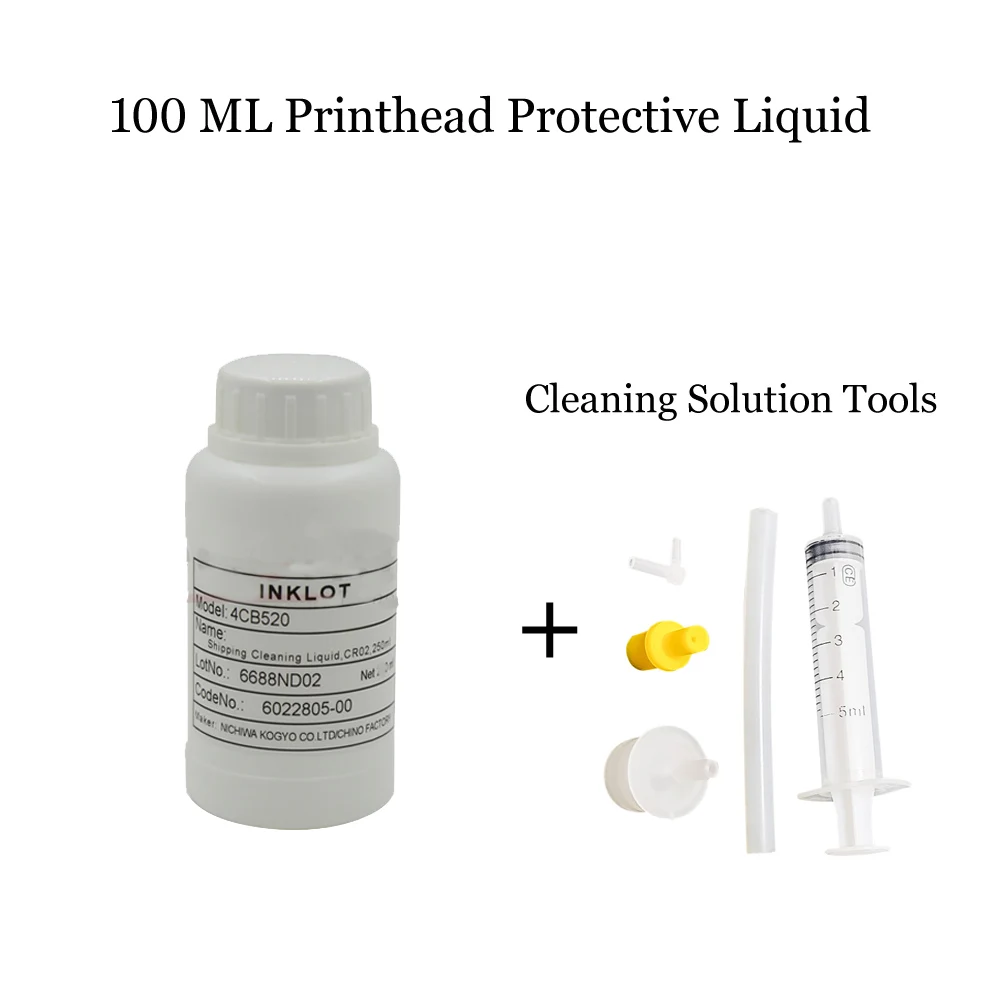 100ML InkLot Printhead Protective Liquid Cleaning Solution Kits For