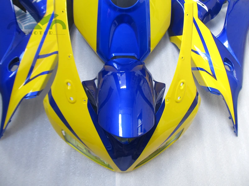 Высококачественный Комплект обтекателя впрыска, пригодный для Honda CBR1000RR 2006 2007 CBR 1000RR 06 07 черный желтый голубой обтекатель комплекты деталей XY57