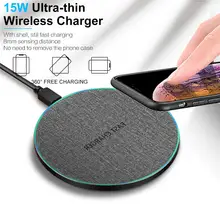 15 Вт Быстрое беспроводное зарядное устройство USB-C Qi 3,0 сертифицированная охлаждающая зарядная станция для IPhone для Xiaomi для huawei# YL15