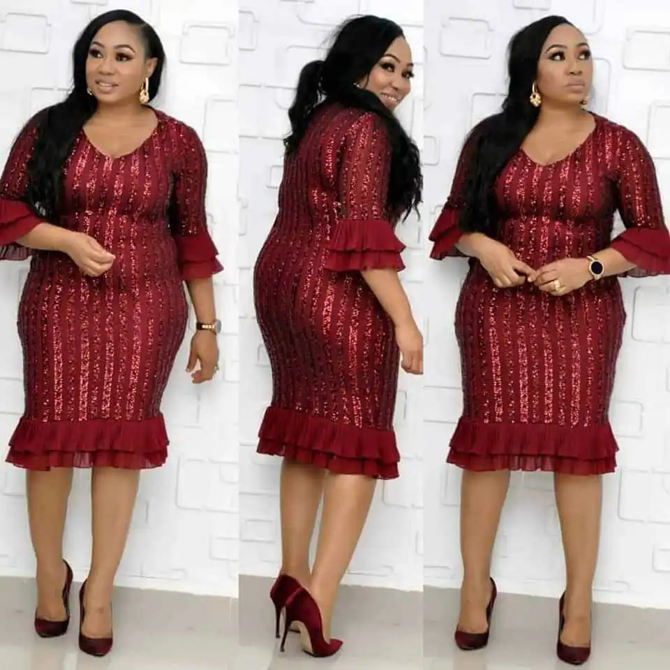 2020 Новое весеннее Африканское женское сексуальное модное платье с круглым