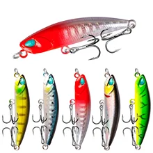 

1PCS Sinking Fishing Lure 50mm/3g Topwater Hard Bait Wobbler Jig Bait Crankbait Carp Artificial Striped Bass Fishing Tackle
