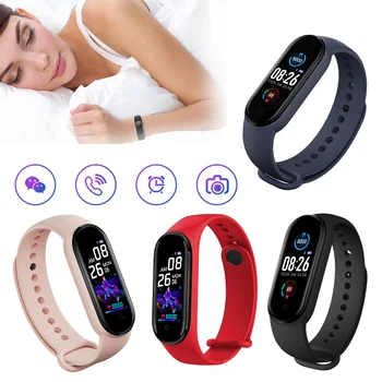 

New M5 Smart Wristband Blood Pressure/Heart Rate Monitor/Pedometer USB Charge Sports Bracelet Health Fitness Bracelet Smartwatch