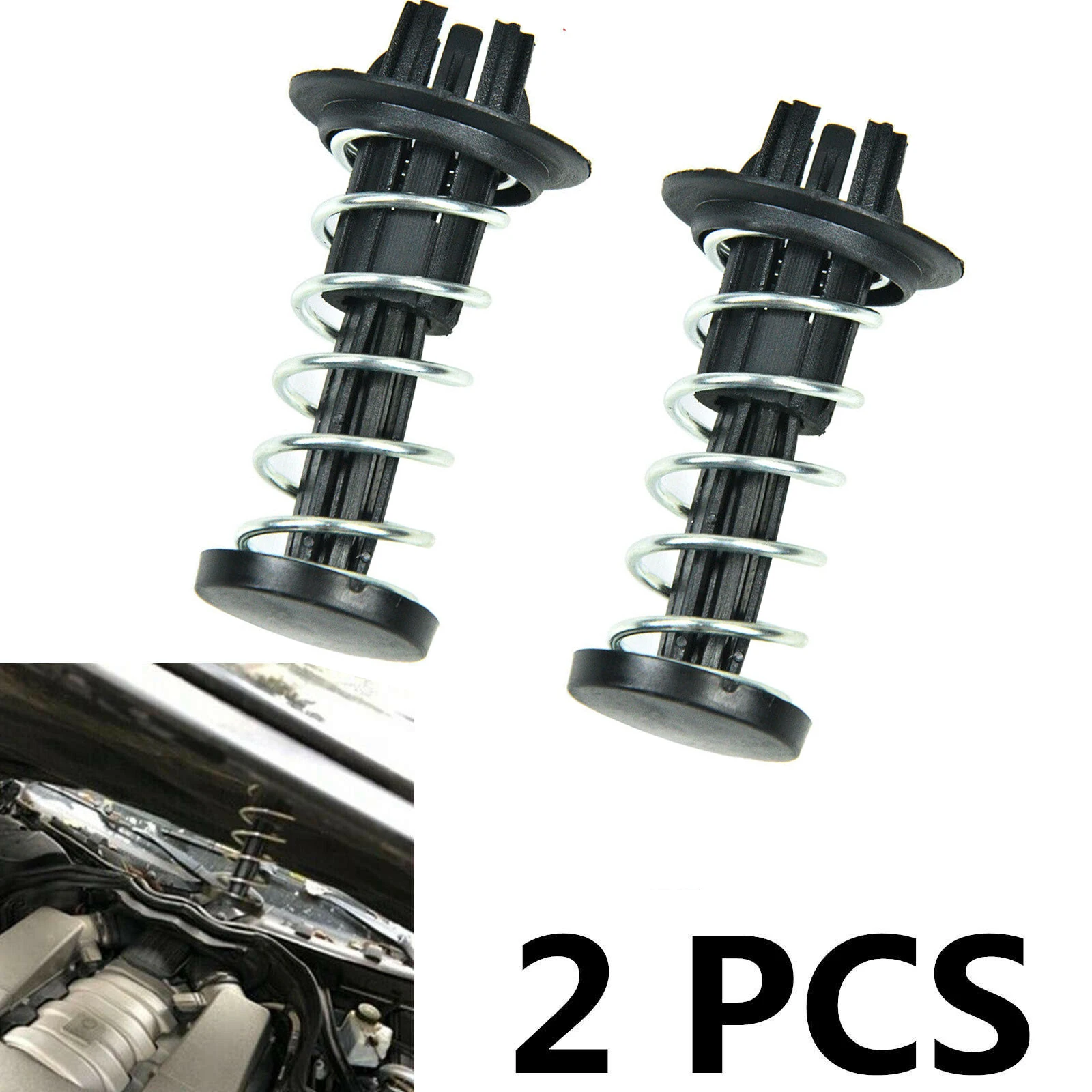 2pcs Car Tools Hood Spring Hood Safety Latch Assembly Car Auto