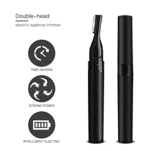 

Precision Electric Eyebrow Razor For Women Facial Hair Remover With Comb No Pulling Sensation Painless For Face Chin Neck Lip