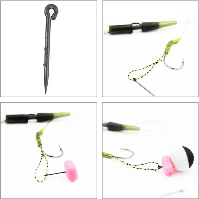 10 шт. приманка Спайк приманка Sting Ronnie Hair Rig карп рыболовные снасти аксессуары