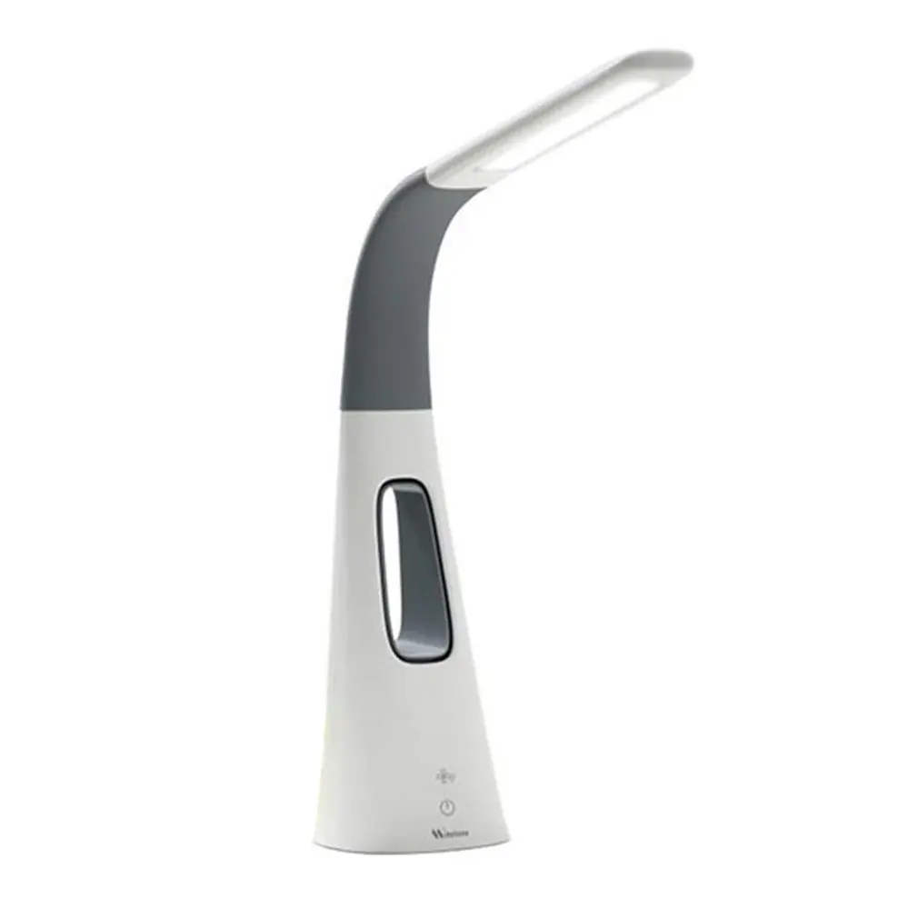 

Portable LED Table Lamp Dimmable Smart Touch USB Desk Lamp With Fan Design Reading Book Light DC 12V