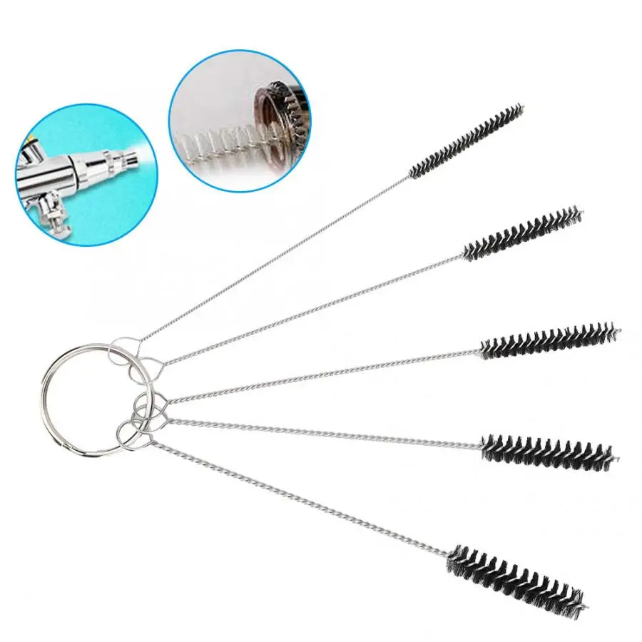 Аэрограф спрей чистящий набор инструментов щетка спрей воздушная щетка пистолет Чистящие кисти набор Nial Art Красота тату машина принадлежность щетки