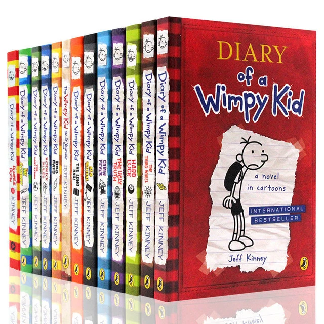 子供のための英語の写真のブック,16の本/セット,ユニークなコミックと都市の日記,子供のための毎日の読書ギフトボックス,6〜12歳のギフトのセット  Aliexpress
