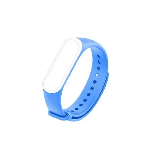 For Mi Band 4 Strap Wrist Strap for Xiaomi Miband 4 Dual Color Silicone for Watch Accessories for Sport Replacement Strap - Цвет: 12