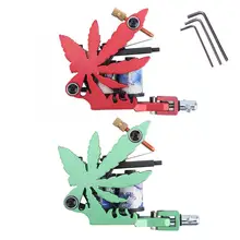 10 обертывание профессиональный V-shape сплав татуировки катушки лайнер-шейдерная Татуировка пистолет для начинающих и профессиональных