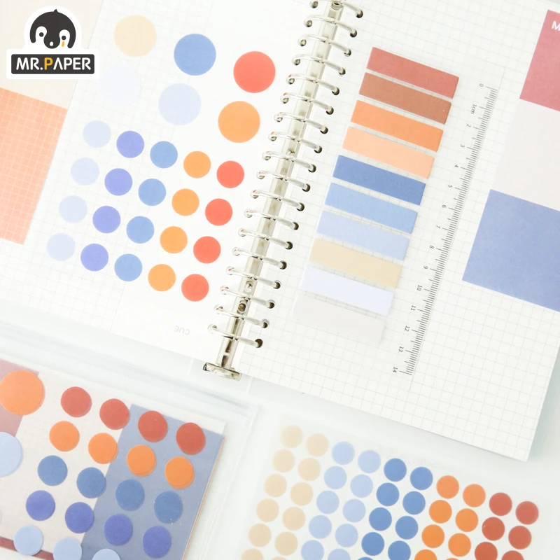

Mr.Paper 11pcs/lot 8 Design Colorism Diary Stationery Suit Daily Check List Memo Pads Notepad Diary Writing Note Down Memo Pads