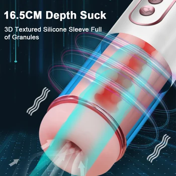 Automatic Male Masturbator Blowjob Vagina Masturbation Pussy Sex Toys for Men Goods for Adults Male Mastubator Sucking Machine 4