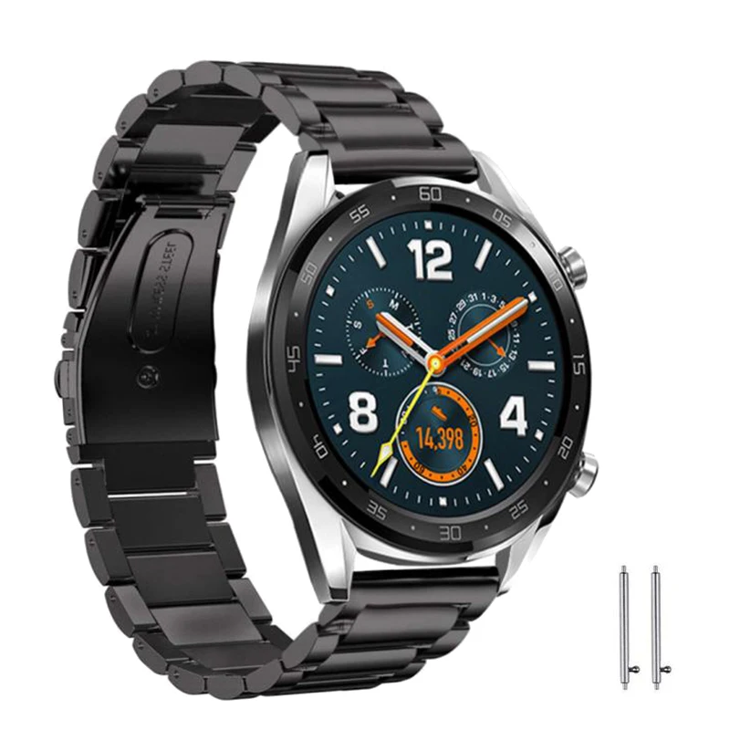 Ремешок из нержавеющей стали для наручных часов Huawei Watch GT быстросъемный