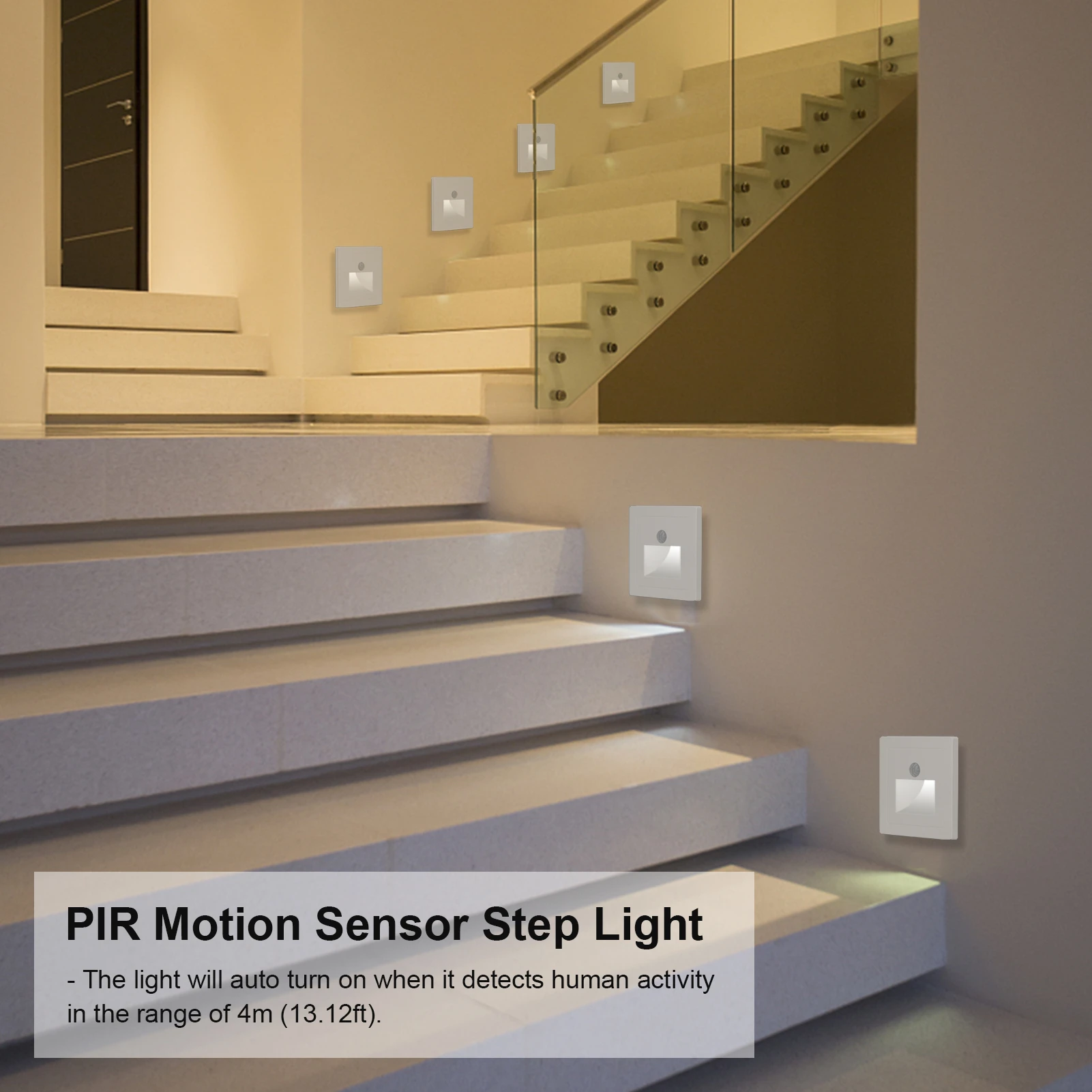 Motion sensor step lights indoor Clearance