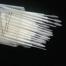 100 peças dupla superfine dente vara dental fio dental varas escova de bambu vara dental cuidado oral limpo dentes resíduos de alimentos palito