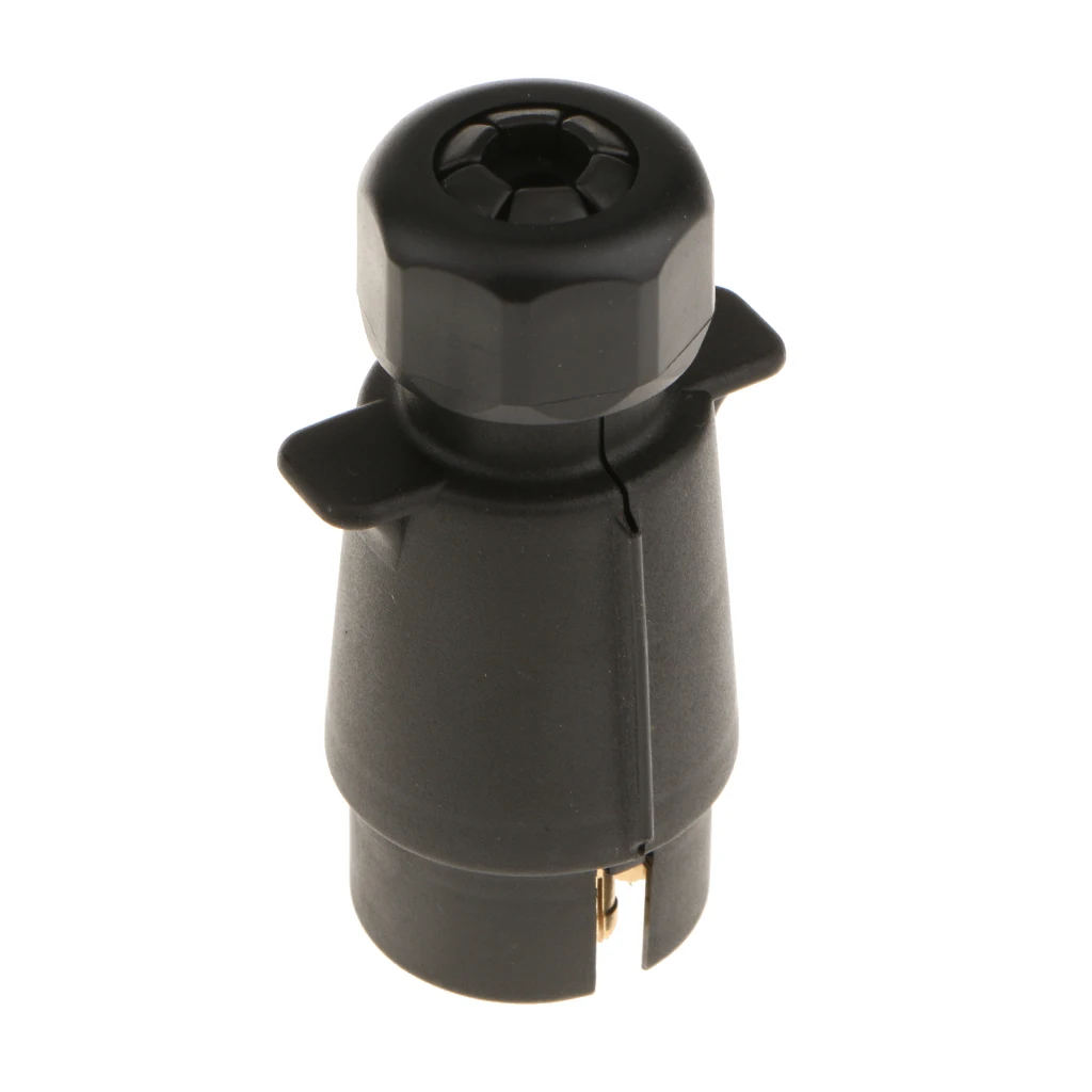 

7 Pin Trailer 7 Pole 12V Large Male Round Towbar Towing Plug