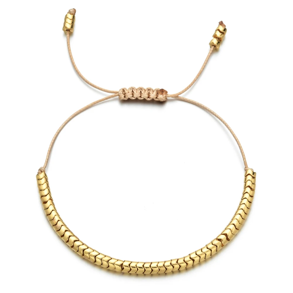 

ZMZY New Vintage Luxury Boho Gold Stone Bracelet Femme Handmade Rope Friendship Bracelets for Women Jewelry Accessories